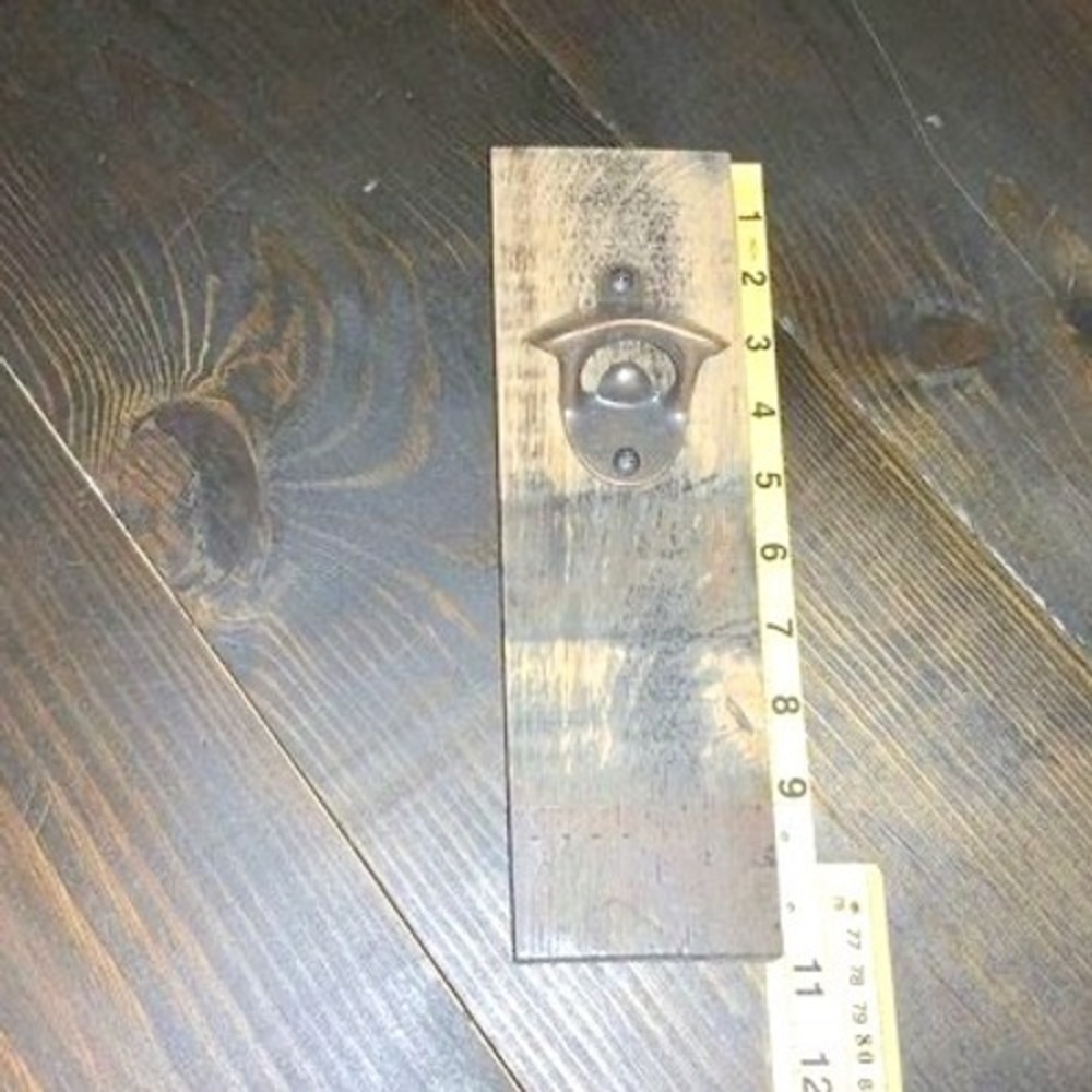 Bottle Opener on Wooden‎ Slat